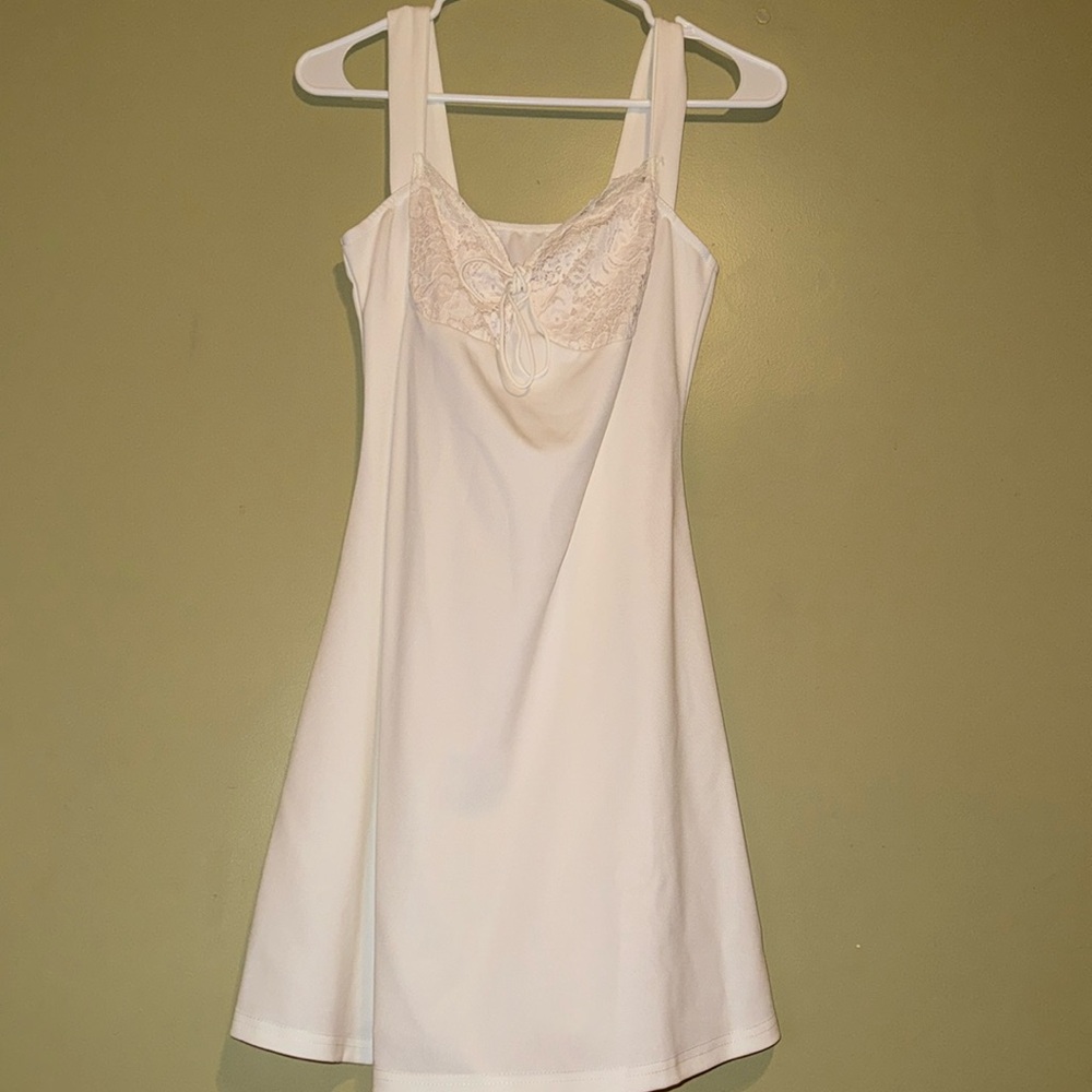 Never been worn Women Ruffle Mini Dress Fairy Vintage Bodycon Square Halter Neck